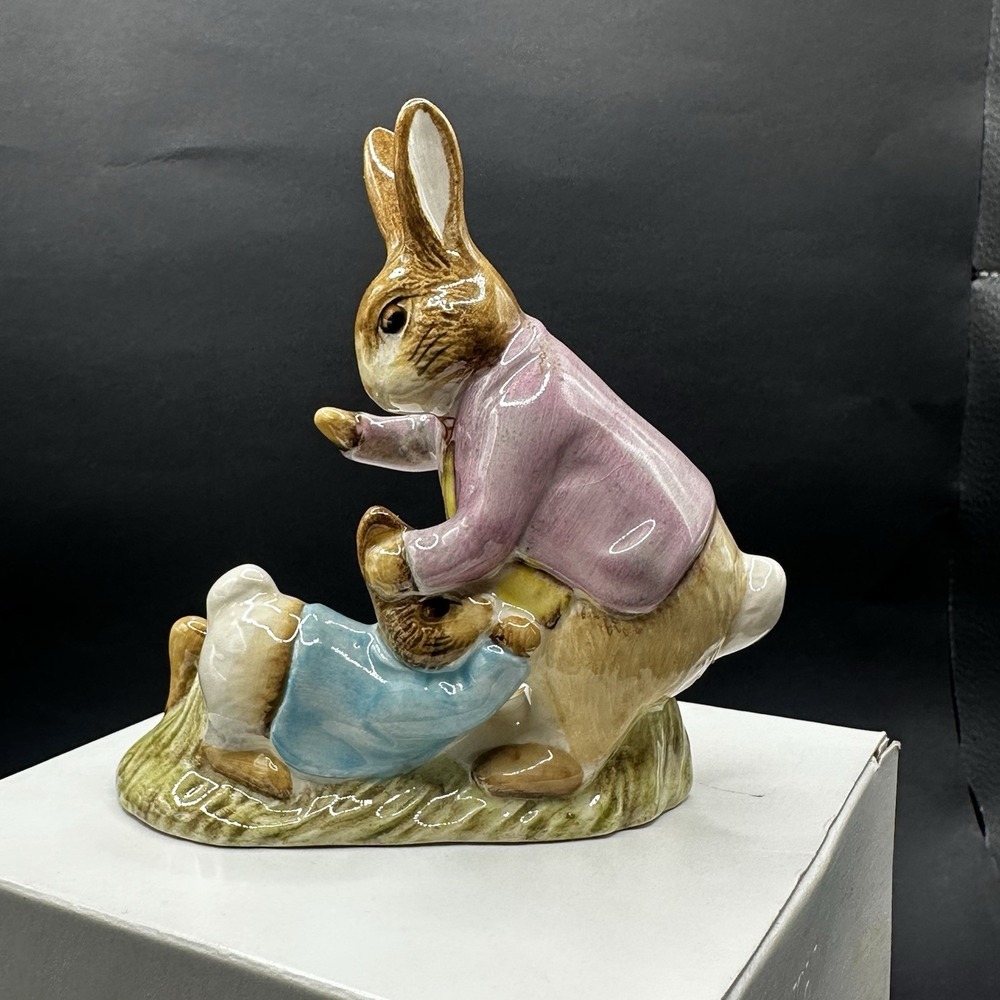 Beatrix Potter Mr Benjamin Bunny And Peter Rabbit 1975 Beswick England EUC